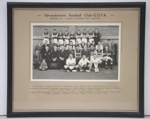 Lot 154 - Framed Vintage Australian Rules Football Premiership Team Photo - 1939
