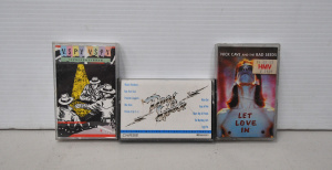 Lot 164 - 3 x Vintage Original Australian Cassette Tapes incl Nick cave & Th