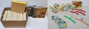 Lot 017 - Group Mixed inc vintage Australia's Heritage magazines with folders et