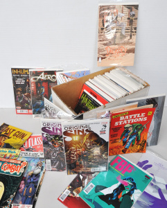 Lot 079 - Box lot of Comics inc Vintage Phantom, Donald Duck, Fast Gun, Richie R