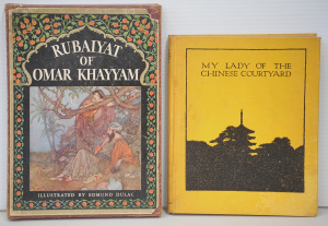 Lot 085 - 2 vintage hardback volumes inc Rubaiyat of Omar Khayyam trans Edward F