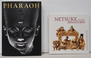 Lot 086 - 2 x exhibition reference books inc Pharaoh pub NGVThe British Museum,