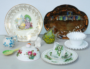 Lot 091 - Mixed Group lot inc Royal Albert Lily of the Valley May Trio, Royal Do