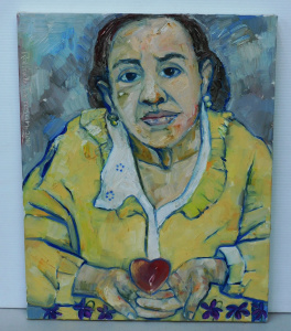 Lot 103 - Raffaella Torresan (Active c1980s 2020s) Stretched Oil Painting on Can