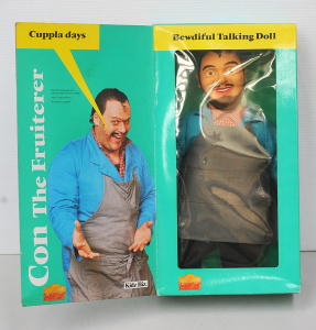 Lot 130 - Vintage Boxed Con The Fruiterer Talking Doll - The Comedy Company by K