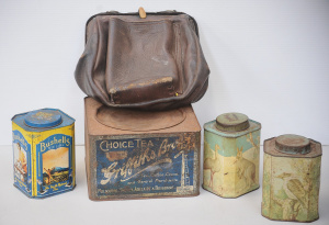 Lot 158 - Lot of Mixed Vintage Items incl Vintage Leather Tram Conductors Bag, 3