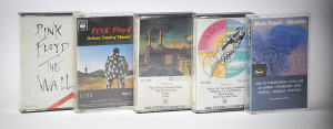 Lot 169 - 5 x Vintage Pink Floyd Cassette Tapes incl Wish you Were Here, Animals