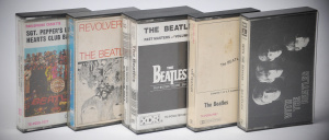 Lot 171 - 6 x Vintage The Beatles Cassette Tapes incl Revolver, Sgt Peppers Lone