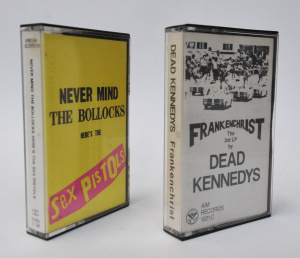 Lot 173 - 2 x Vintage Punk Cassette Tapes incl Never Mind The Bollocks by the Se