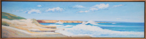 Artist Unknown (Judy) Framed c1997 Oil Painting - 2 Mile Bay looking East to Sen