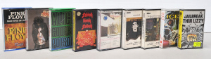 Lot of Vintage Rock n Roll Cassette Tape Albums incl Pink Floyd, Led Zeppelin, B