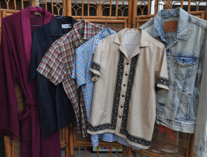 Lot 012 - Group lot - Vintage & Modern mens Clothing - Levi's Denim Jacket,
