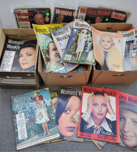 Lot 019 - 3 x Large Boxes 1970s The Australian Women's Weekly Magazines