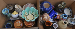 Lot 023 - Large lot of vintage Australian Studio Pottery inc Beryl Armstrong, J