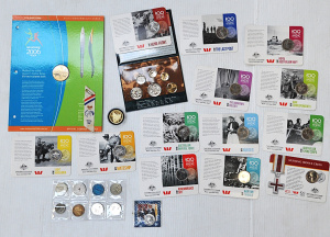 Lot 041 - Group lot of Australian Uncirculated coins, Tokens & Medallions in