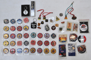 Lot 044 - Group lot of AFL Football items - mostly vintage inc Membership medal