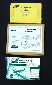 Lot 086 - 2 x unmade vac-formed plastic 1 72 scale Model Kits - Vickers Vilderbe