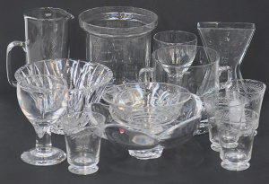 Lot 088 - Large lot of quality crystal and glass inc Stuart, Reimer, Orrefors, D
