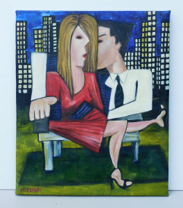 Lot 107 - Don Ricardo Pezzano (Active c2000s) Stretched Oil Painting on Canvas -