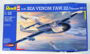 Lot 135 - Boxed unmade plastic 1 32 scale Model Kit - De Havilland Sea Venom FAW