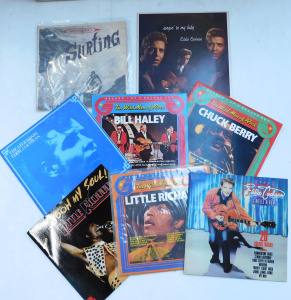 Lot 141 - Group of vintage vinyl LP records inc Taiwanese pressed transparent or
