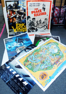 Lot 158 - Group of vintage one-sheet cinema posters inc Erik The Viking, The Pea