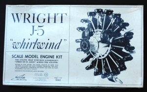 Lot 159 - Boxed unmade plastic 1 5 1' scale Engine Model Kit - Wright J- 5 Whir