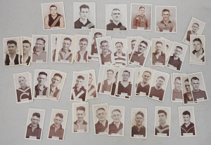 Lot 175 - Large group of vintage Aussie Rules Football cigarette cards c1933