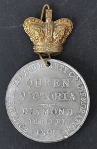 Lot 180 - 1897 Queen Victoria Diamond Jubilee Medal