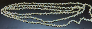 Long strand Aboriginal green maireener (rainbow kelp) shell necklace approx 190