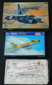 Lot 008 - 3 x boxed unmade vac-formed and other plastic Model Kits 1 48 scale At