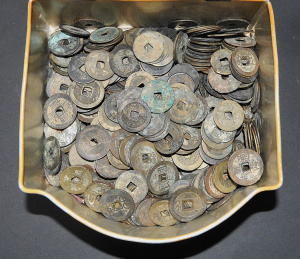 Lot 036 - Large Quantity lot of vintage Chinese Coins