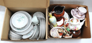 Lot 067 - Large lot pf 2 boxes of ceramics inc partial Westminster dinner set, R