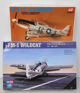 Lot 146 - 2 x boxed unmade plastic Model Kits 1 48 Scale WW2 Fighter Planes - P-