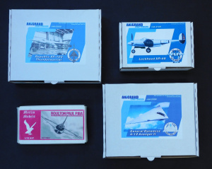 Lot 162 - 4 x boxed unmade resin and plastic Model Kits 1 72 scale Experimental