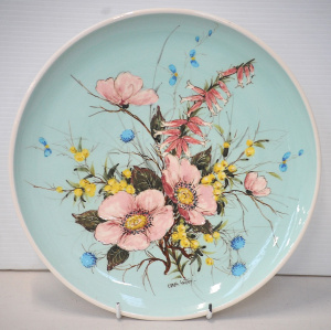 Lot 219 - Large Guy Boyd 1960s Australian Pottery Charger w Handpainted Australi