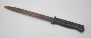 1930s German K98 Rifle Bayonet - Stamped Rich A Herder
