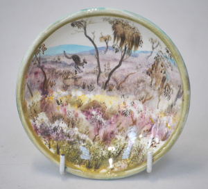 Arthur Merric Boyd & Neil Douglas - small Australian Pottery Dish thrown by
