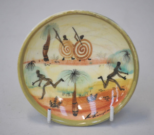 Arthur Merric Boyd & Neil Douglas - small Australian Pottery Dish thrown by