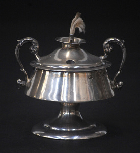 Edwardian Hallmarked London Sterling silver Table Cigar lighter by William Comyn