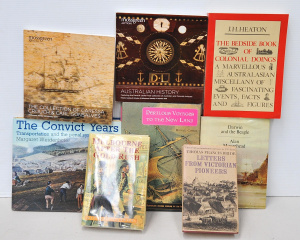 Lot 067 - Box lot of Australian and other historical reference books inc The Con