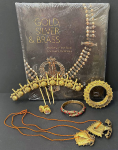 Lot 087 - Grp - Hc Book Gold, Silver & Brass, jewellery of the Batak & q