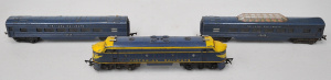 Lot 122 - 3 x Vintage HO Gauge Model Trains incl Victorian Railways Locomotive &