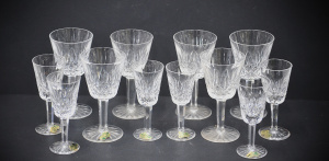 Lot 131 - Group of vintage Waterford crystal stemware inc a set of 6 wine glasse