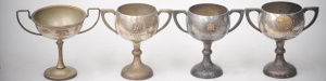 Lot 136 - 4 x Vintage EPNS Trophies from the Victorian Rifle Assoiation & Th