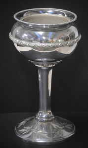Lot 138 - Vintage Chrome Plated Miller Lamp Base - Stamped to Bottom, Approx 25c