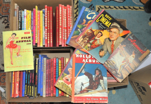 3 x Boxes 1940 & 50s Movie Star & Film Annuals inc Hollywood Albums, Pic