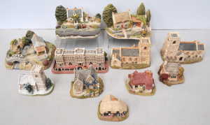 Group lot of English Lilliput Lane Britians Heritage Collection inc Buckinghma P