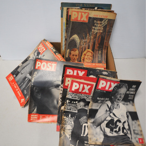 Group lot vintage Magazines inc 195060s Australian Pix & People, 1950-60 &a