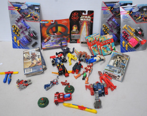 Lot 025 - Box Lot of Vintage Kids Toys incl 3 x Multimac Galaxy Series Toys, Box